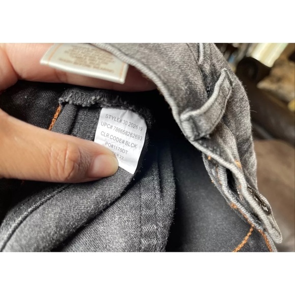 Dittos Size 27 Gray Black Jeggings Mid Rise Jeans Preowned - Picture 6 of 7